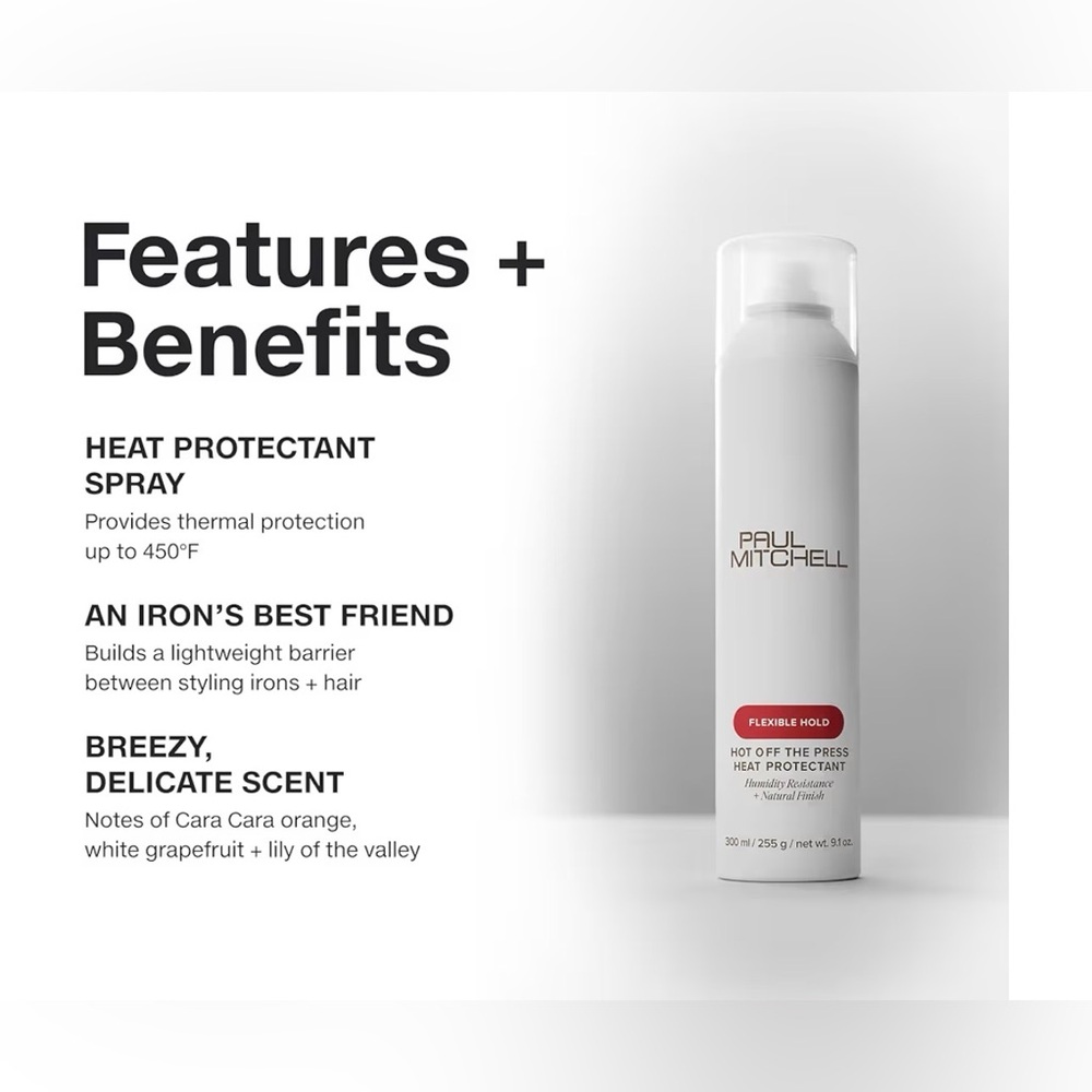 Paul Mitchell Hot Off The Press Heat Protectant - Picture 5 of 6